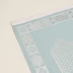 سجادة صلاة شنيل أزرق