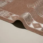 سجادة صلاة شنيل بيج غامق