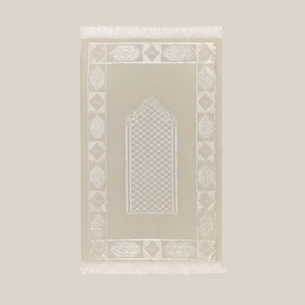 سجادة صلاة شنيل أوف وايت