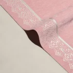 سجادة صلاة شنيل بلون بينك