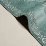 سجادة صلاة شنيل أخضر