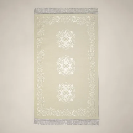 سجادة صلاة شنيل أوف وايت