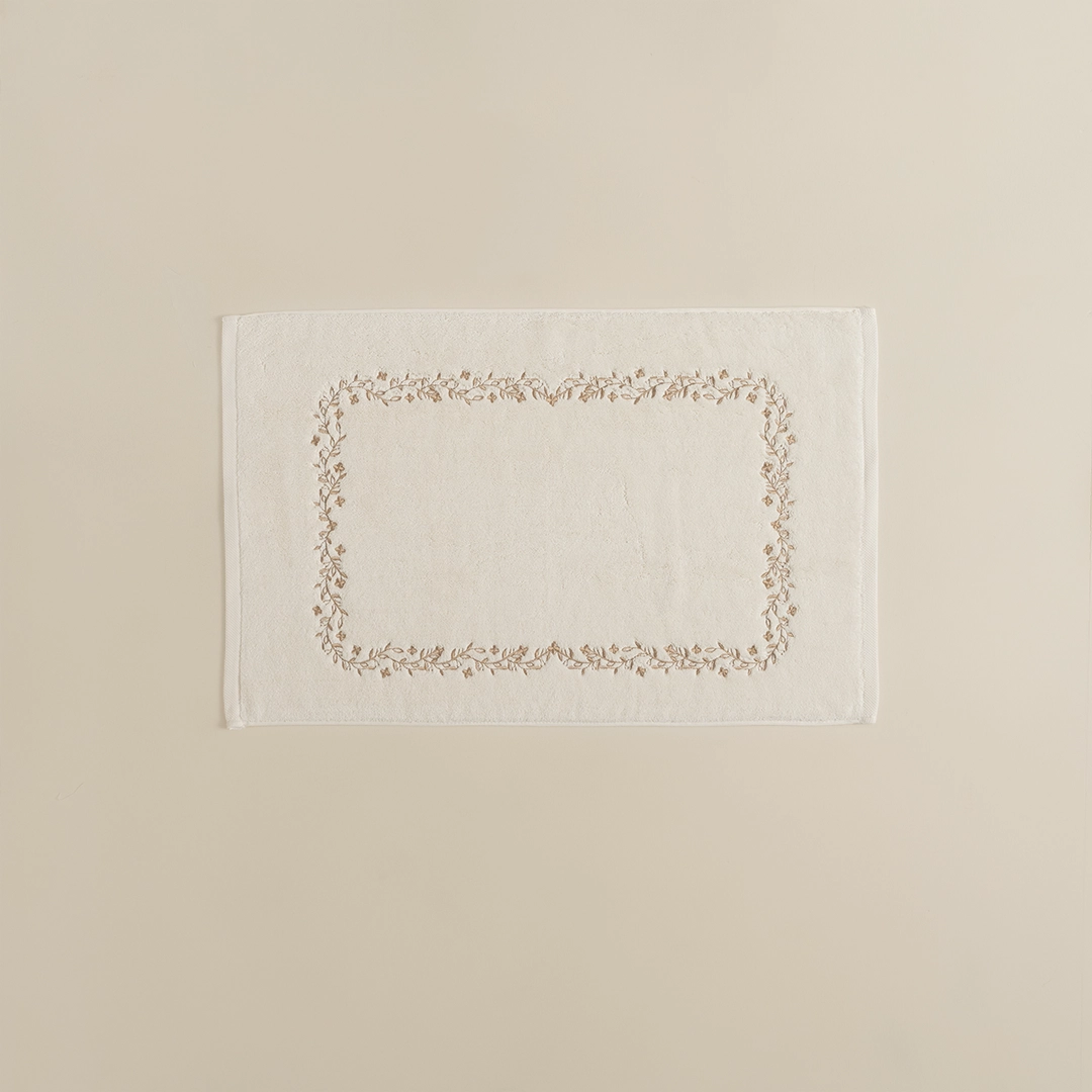 دعاسة حمام قطن مطرز ٥٠-٧٠ أوف وايت دعاسة حمام قطن مطرز ٥٠-٧٠ أوف وايت