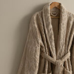 روب حمام قطن جاكار بيج غامق