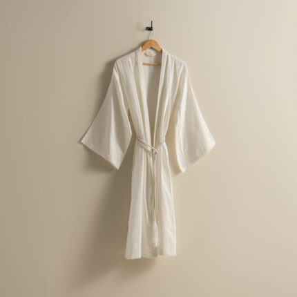 روب حمام قطن لون أوف وايت