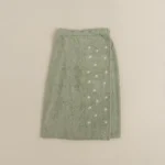 روب حمام لف قطن مطرز أخضر