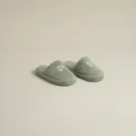 سليبر قطن مطرز مقاس ٤٠ أخضر