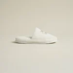 سليبر قطن مطرز مقاس ٤٠ لون أوف وايت