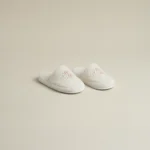 سليبر قطن مطرز مقاس ٤٠ لون بينك