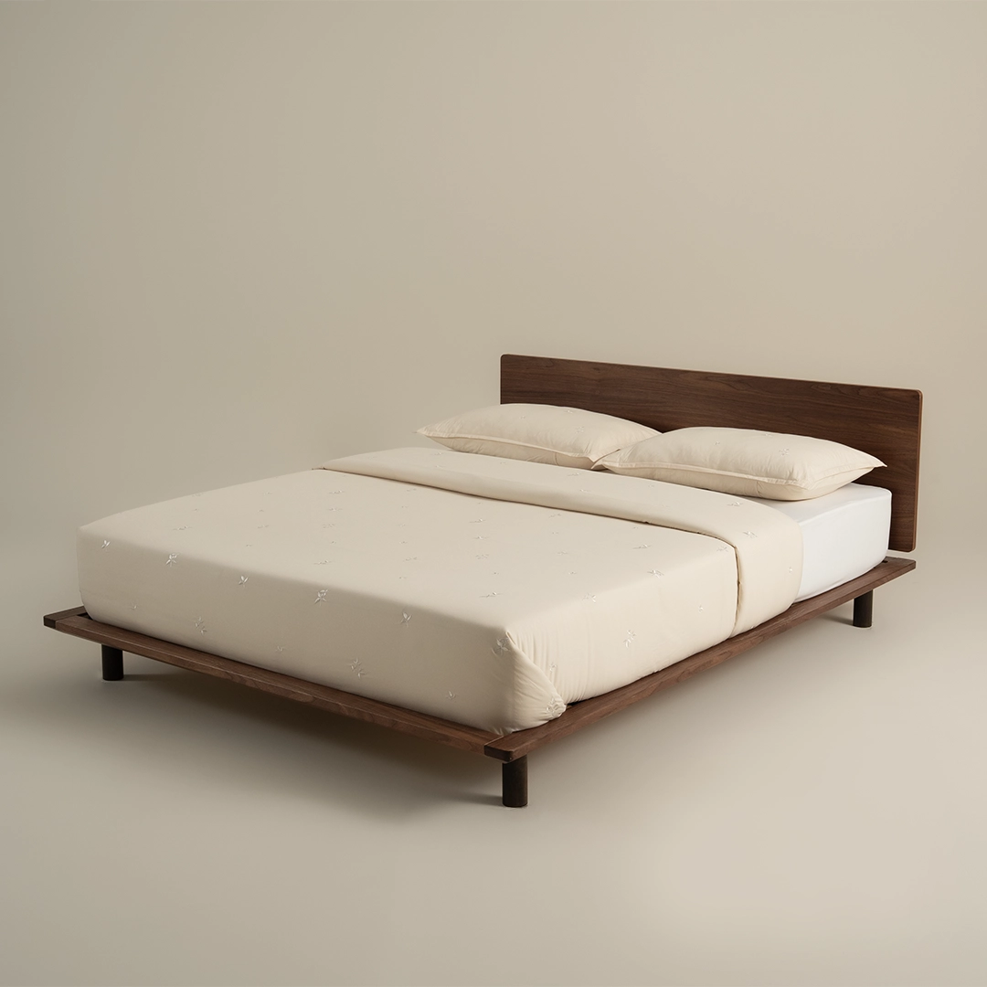 بيت لحاف قطن مطرز أوف وايت بيت لحاف قطن مطرز أوف وايت