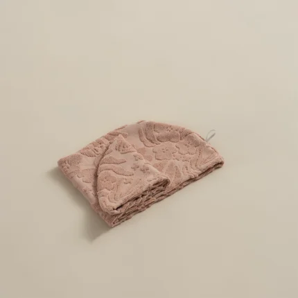 منشفة رأس قطن لون بينك