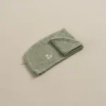 منشفة رأس قطن مطرز لون أخضر