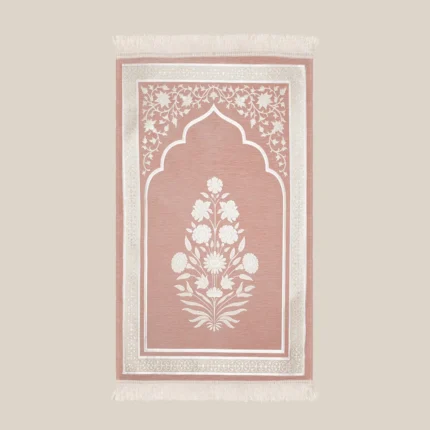 سجادة صلاة شنيل بينك