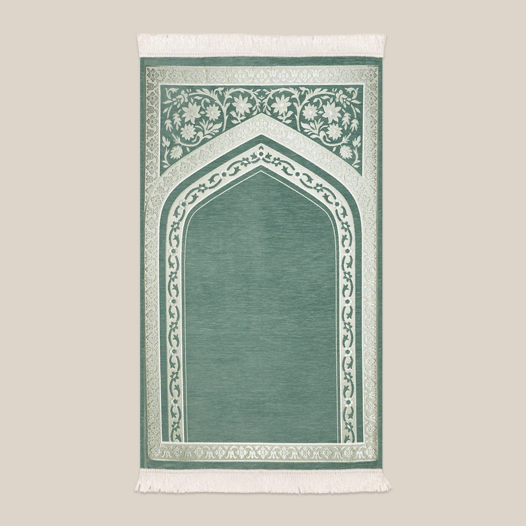 سجادة صلاة ميموري فوم لون أخضر سجادة صلاة ميموري فوم لون أخضر