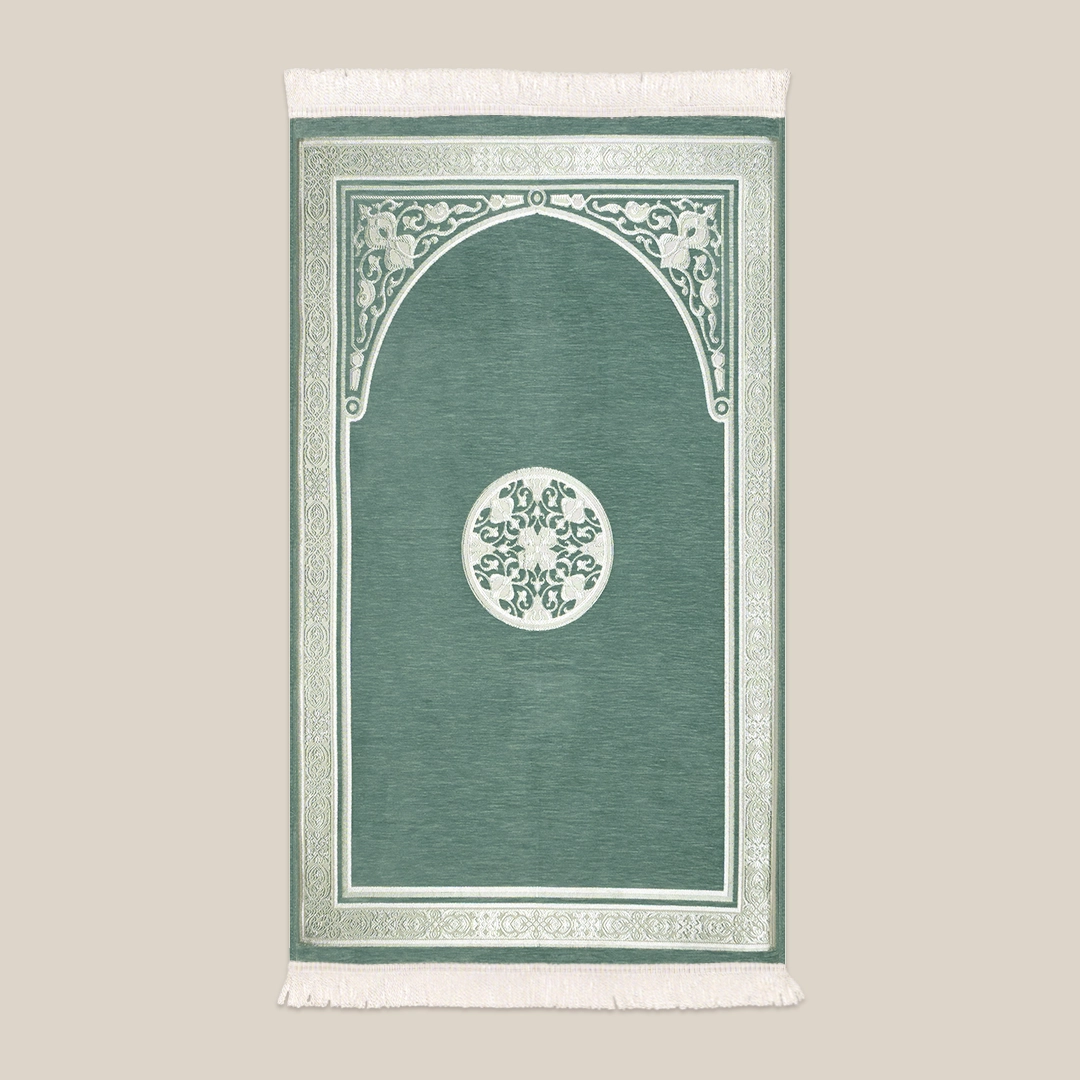 سجادة صلاة ميموري فوم أخضر سجادة صلاة ميموري فوم أخضر